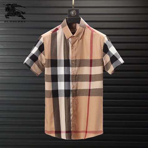 Burberry Short Sleeved Shirts for Men 